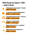 ИБП Энергия Гарант 1000 + Аккумулятор S 40 Ач - 12В (600Вт - 36мин) - ИБП и АКБ - ИБП для котлов - Магазин электрооборудования для дома ТурбоВольт